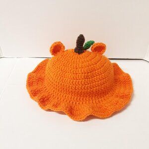 Kids Crochet Pumpkin, Ghost, & Candy Corn Hats New